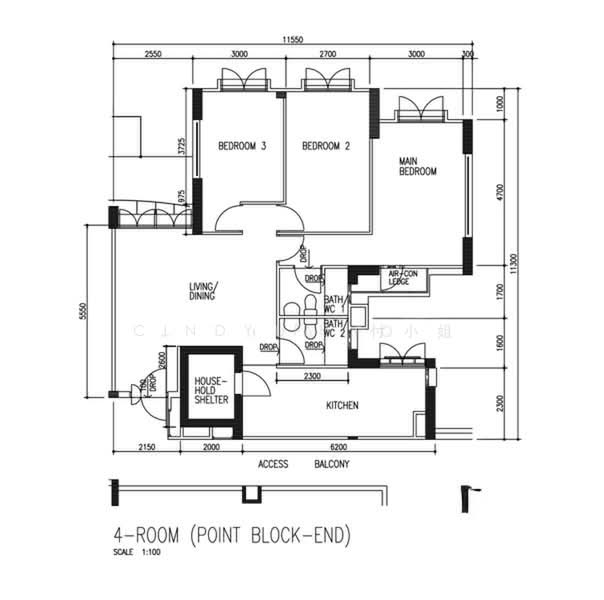 45 Jalan Tiga, 45 Jalan Tiga, 3 Bedrooms, 915 sqft, HDB Flat For Sale, by Cindy Fu 付小姐, 500171334 - PropertyGuru.com.sg