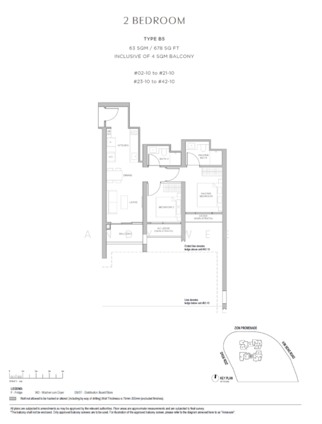 Promenade Peak, 1 Zion Road, 2 Bedrooms, 689 sqft, Condominium For Sale, by Andy Wee, 500171340 - PropertyGuru.com.sg