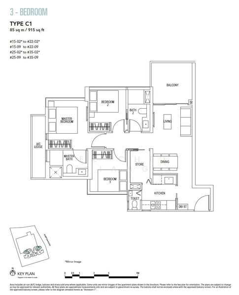 Sky Everton, 50 Everton Road, 3 Bedrooms, 915 sqft, Condominium For Rent, by Tee Chee Siang, 500171345 - PropertyGuru.com.sg