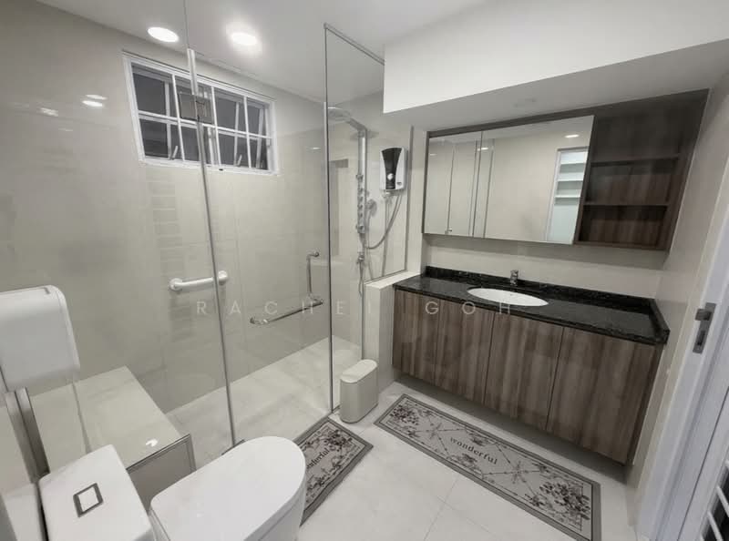 Large Master Room for Rent with direct Greenery View, , Room Rental, 300 sqft, Semi-Detached House For Rent, by Rachel Goh, 500171374 - Bathroom - PropertyGuru.com.sg