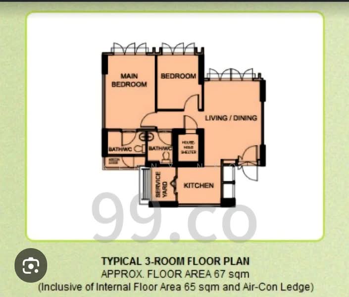 471A Upper Serangoon Crescent, 471A Upper Serangoon Crescent, 2 Bedrooms, 721 sqft, HDB Flat For Sale, by Kenny Neo, 500171389 - PropertyGuru.com.sg