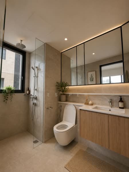 Lentor Modern, Lentor Central, 3 Bedrooms, 990 sqft, Condominium For Sale, by Wes Peh, 500171398 - Bathroom - PropertyGuru.com.sg