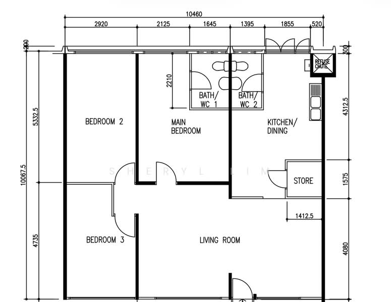 109 Simei Street 1, 109 Simei Street 1, 3 Bedrooms, 1,119 sqft, HDB Flat For Sale, by Sheryl Lim, 500171401 - PropertyGuru.com.sg