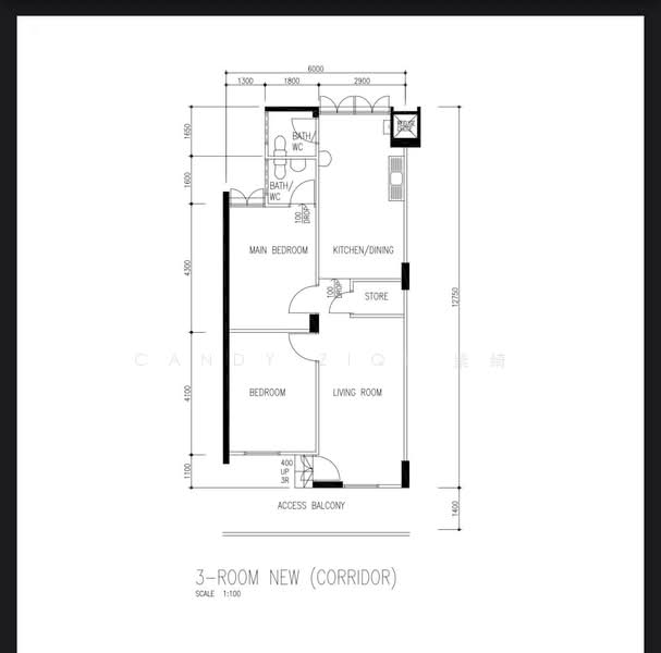 208 Yishun Street 21, 208 Yishun Street 21, 2 Bedrooms, 721 sqft, HDB Flat For Sale, by Candy ZiQi 紫绮, 500171407 - PropertyGuru.com.sg