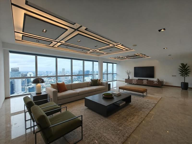 Marina Bay Residences, 18 Marina Boulevard, 5 Bedrooms, 3,975 sqft, Condominium For Sale, by Adrian Teng (郑景荣), 500171440 - Living Room - PropertyGuru.com.sg
