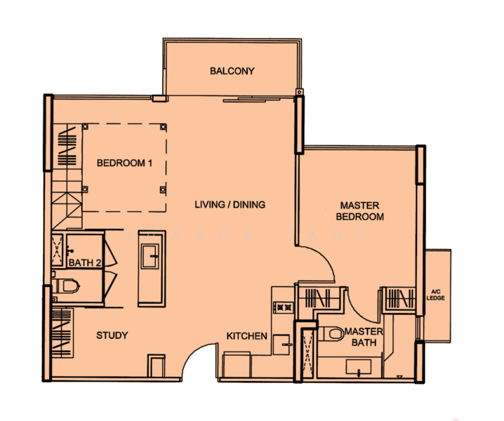 Watertown, 69 Punggol Central, 2 Bedrooms, 807 sqft, Condominium For Sale, by Sharon Jany, 500171446 - PropertyGuru.com.sg
