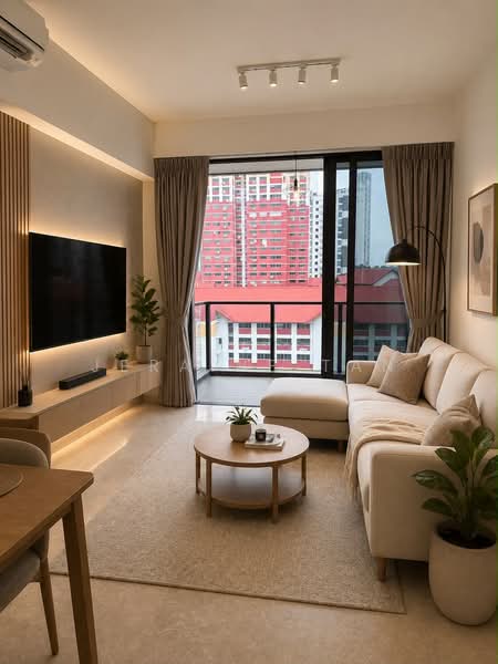 Thomson Impressions, 20 Lorong Puntong, 2 Bedrooms, 764 sqft, Condominium For Sale, by Jeraine Tan, 500171457 - Living Room - PropertyGuru.com.sg