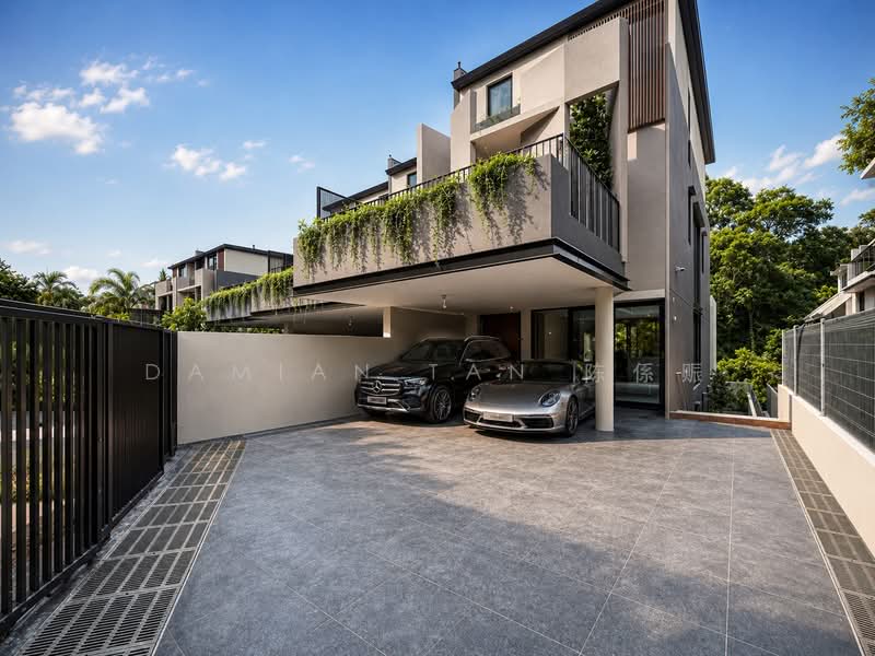 ⭐️WITHIN 1KM OF SCGS (PRIMARY) | RARE BRAND NEW MODERN 2.5-STY CORNER TER NEAR BOTANIC GARDENS MRT⭐️, Kheam Hock Road Trevose Tempua University Bahasa Unggas Seni Tudor Camborne Ilmu Adat Sejarah Shelford Watten Hillcrest Berrima Narooma Dalkeith Harlyn Merryn Harom Setangkai Princess Wales Prince Coronation King's Queen's Duke's Duchess Prince Lily, 6 Bedrooms, 7,898 sqft, Corner Terrace For Sale, by Damian Tan 陈係赈, 500171473 - Car Porch - PropertyGuru.com.sg