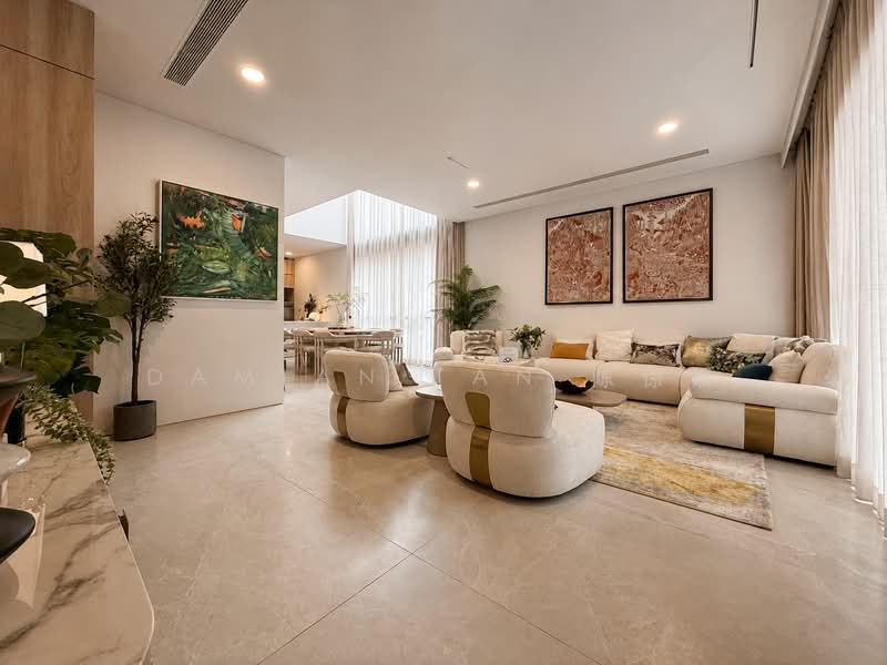 ⭐️WITHIN 1KM OF SCGS (PRIMARY) | RARE BRAND NEW MODERN 2.5-STY CORNER TER NEAR BOTANIC GARDENS MRT⭐️, Kheam Hock Road Trevose Tempua University Bahasa Unggas Seni Tudor Camborne Ilmu Adat Sejarah Shelford Watten Hillcrest Berrima Narooma Dalkeith Harlyn Merryn Harom Setangkai Princess Wales Prince Coronation King's Queen's Duke's Duchess Prince Lily, 6 Bedrooms, 7,898 sqft, Corner Terrace For Sale, by Damian Tan 陈係赈, 500171473 - Living Room - PropertyGuru.com.sg