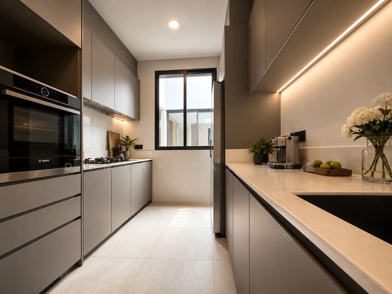 ⭐️WITHIN 1KM OF SCGS (PRIMARY) | RARE BRAND NEW MODERN 2.5-STY CORNER TER NEAR BOTANIC GARDENS MRT⭐️, Kheam Hock Road Trevose Tempua University Bahasa Unggas Seni Tudor Camborne Ilmu Adat Sejarah Shelford Watten Hillcrest Berrima Narooma Dalkeith Harlyn Merryn Harom Setangkai Princess Wales Prince Coronation King's Queen's Duke's Duchess Prince Lily, 6 Bedrooms, 7,898 sqft, Corner Terrace For Sale, by Damian Tan 陈係赈, 500171473 - Wet Kitchen - PropertyGuru.com.sg