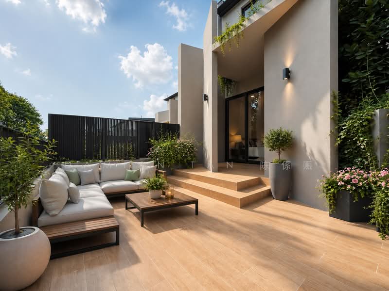 ⭐️WITHIN 1KM OF SCGS (PRIMARY) | RARE BRAND NEW MODERN 2.5-STY CORNER TER NEAR BOTANIC GARDENS MRT⭐️, Kheam Hock Road Trevose Tempua University Bahasa Unggas Seni Tudor Camborne Ilmu Adat Sejarah Shelford Watten Hillcrest Berrima Narooma Dalkeith Harlyn Merryn Harom Setangkai Princess Wales Prince Coronation King's Queen's Duke's Duchess Prince Lily, 6 Bedrooms, 7,898 sqft, Corner Terrace For Sale, by Damian Tan 陈係赈, 500171473 - Junior Master Roof Terrace - PropertyGuru.com.sg