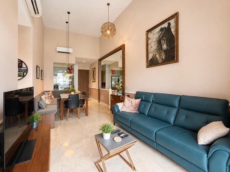 Daintree Residence, 11K Toh Tuck Road, Clementi Park / Upper Bukit Timah, 4 Bedrooms, 1,055 sqft, Condominium For Sale, by Charlotte Ang, 500171652 - Living Room - PropertyGuru.com.sg