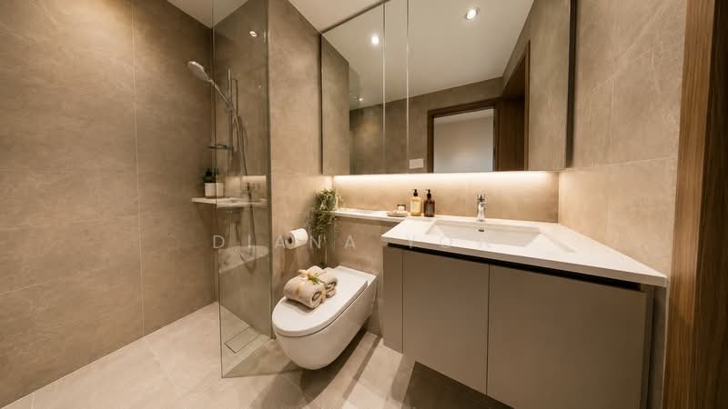Lentor Mansion, 52 Lentor Gardens, 4 Bedrooms, 1,227 sqft, Condominium For Sale, by Diana Yow, 500171765 - Bathroom - PropertyGuru.com.sg