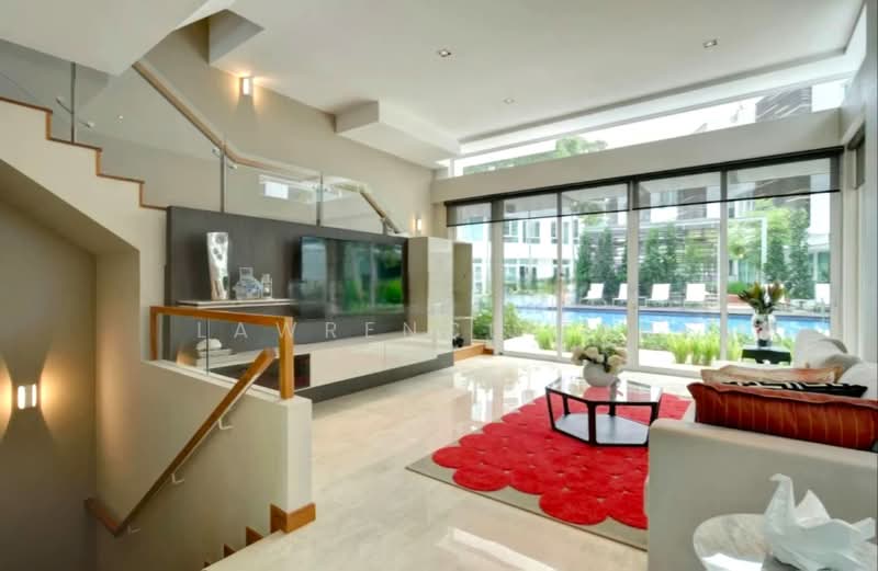 Cabana, 145A Sunrise Terrace, 4 Bedrooms, 3,165 sqft, Cluster House For Sale, by Lawrence Tan, 500171781 - Living Room - PropertyGuru.com.sg