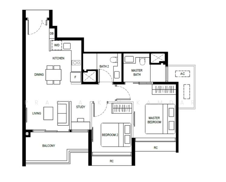 Kassia, 31 Flora Drive, 2 Bedrooms, 753 sqft, Condominium For Sale, by Pragna K M Kamdar, 500171799 - PropertyGuru.com.sg