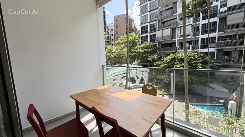 The Inflora, 51 Flora Drive, 1 Bedroom, 463 sqft, Condominium For Sale, by Eunice Lam, 500171803 - Balcony - PropertyGuru.com.sg