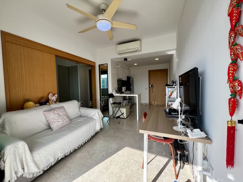 Eight Riversuites, 2 Whampoa East, 1 Bedroom, 441 sqft, Condominium For Rent, by Kevin Su, 500171817 - Living Room - PropertyGuru.com.sg
