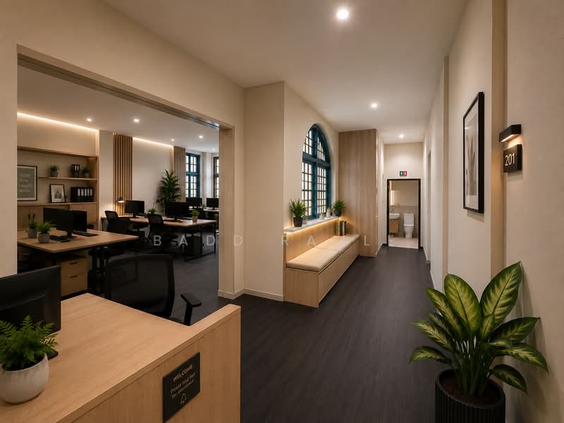 New Bridge Road, 275 New Bridge Road, 1,000 sqft, Shop / Shophouse For Rent, by Badd Ramle, 500171895 - L2 AI visual as office space - CommercialGuru.com.sg