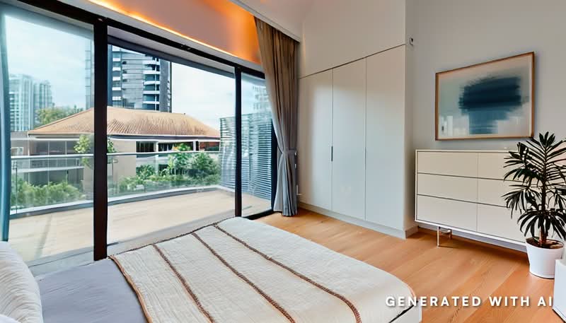CORNER Semi Detached Nicely Renovated Prime Orchard Road Price Neg !, CORNER Semi Detached Nicely Renovated Prime Orchard Road, 5 Bedrooms, 4,180 sqft, Semi-Detached House For Rent, by Ray Lim, 500171934 - Bedroom - PropertyGuru.com.sg