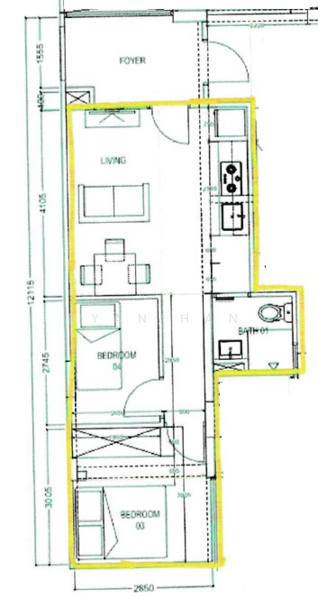 The Dairy Farm, 13 Dairy Farm Road, 2 Bedrooms, 500 sqft, Condominium For Rent, by Ryan Han, 500171967 - PropertyGuru.com.sg