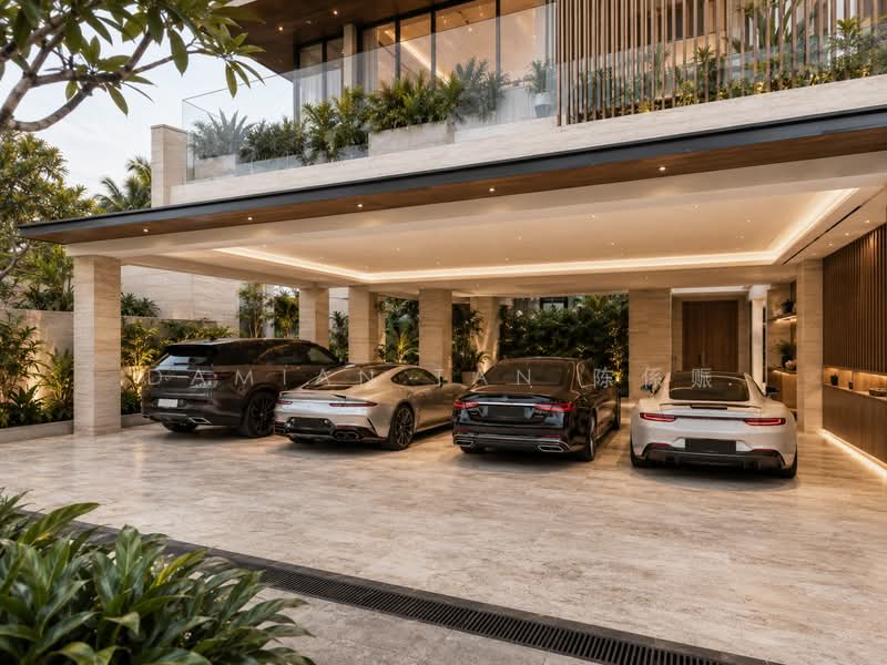 ⭐️ATTRACTIVE PSF @ $2,XXX | 30M WIDE FRONTAGE DETACHED @ GCBA CALDECOTT HILL ESTATE FOR REBUILDING⭐️, Olive Road Caldecott Andrew Lornie Joan Westlake Windsor Park Ontario Florida Marigold Gardenia Gladiola Orchid Carnation Bright Hill Pemimpin Berjaya Binchang Insaf Clover Mount Rosie Kheam Hock Trevose Harlyn Berrima Dalkeith Camborne Narooma Ross, Newton / Novena, 4 Bedrooms, 3,500 sqft, Detached House For Sale, by Damian Tan 陈係赈, 500172017 - Car Porch - PropertyGuru.com.sg