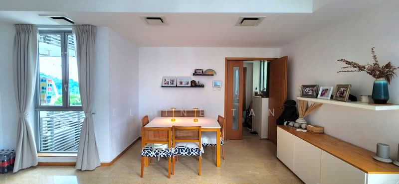 Caribbean at Keppel Bay, 46 Keppel Bay Drive, 3 Bedrooms, 1,270 sqft, Condominium For Rent, by Elaine Tan, 500172057 - Living Room - PropertyGuru.com.sg