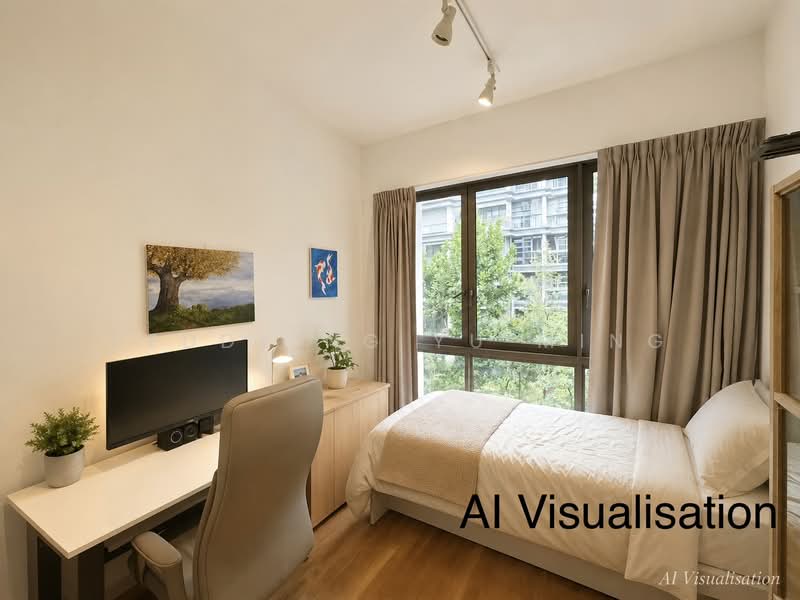 The Inflora, 51 Flora Drive, 2 Bedrooms, 743 sqft, Condominium For Sale, by Teddy Ng Yu Ming, 500172064 - Bedroom - PropertyGuru.com.sg