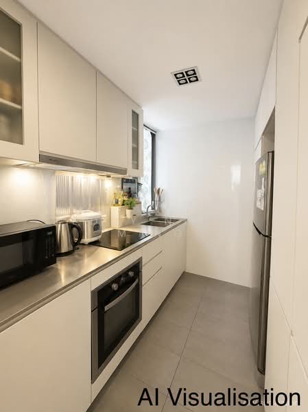 The Inflora, 51 Flora Drive, 2 Bedrooms, 743 sqft, Condominium For Sale, by Teddy Ng Yu Ming, 500172064 - Kitchen - PropertyGuru.com.sg