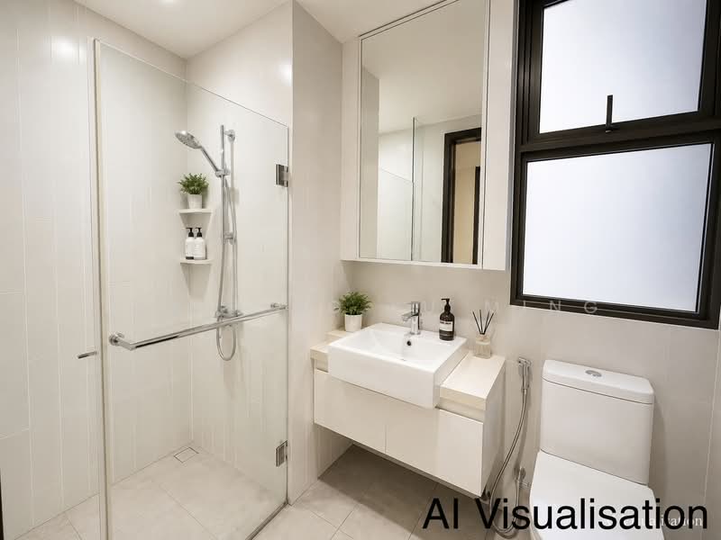 The Inflora, 51 Flora Drive, 2 Bedrooms, 743 sqft, Condominium For Sale, by Teddy Ng Yu Ming, 500172064 - Bathroom - PropertyGuru.com.sg