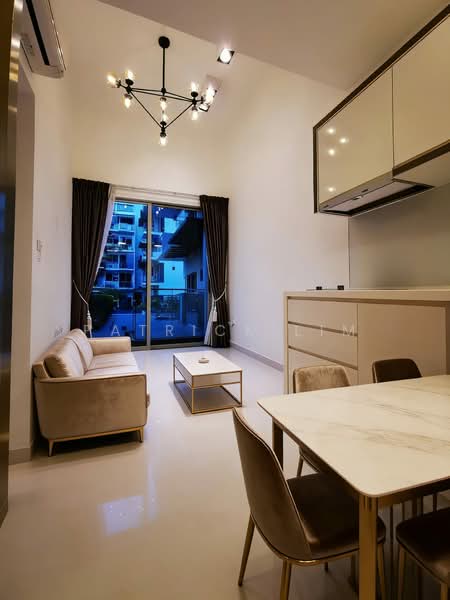 Casa Cambio, 11 Lim Tua Tow Road, 2 Bedrooms, 560 sqft, Condominium For Rent, by Patrick Lim, 500172095 - Spacious Living Room with Pool View - PropertyGuru.com.sg