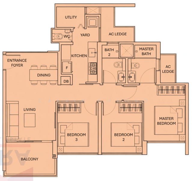 Rivercove Residences EC, 20 Anchorvale Ln, 3 Bedrooms, 958 sqft, Condominium For Sale, by Calvin Cheong, 500172116 - PropertyGuru.com.sg