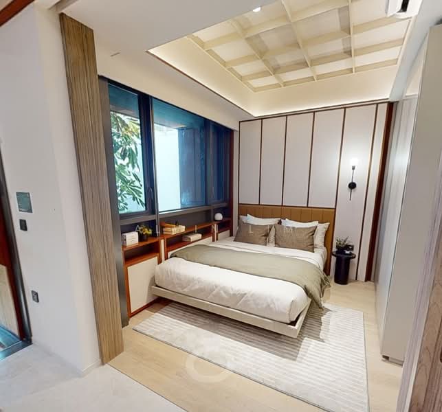 The Reserve Residences, 9 Jalan Anak Bukit, 1 Bedroom, 495 sqft, Condominium For Sale, by Alvin Lim, 500172122 - Bedroom (Showflat Photo - Wall Removed) - PropertyGuru.com.sg
