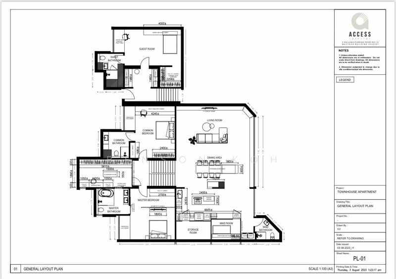 Townhouse Apartments, 139 Cavenagh Road, 4 Bedrooms, 2,142 sqft, Apartment For Sale, by Benson Koh, 500172154 - PropertyGuru.com.sg