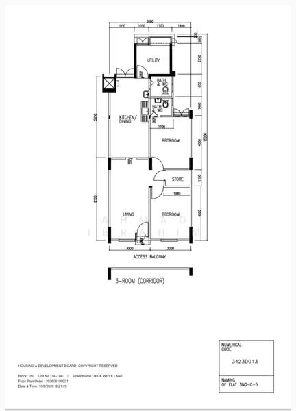 26 Teck Whye Lane, 26 Teck Whye Lane, 2 Bedrooms, 796 sqft, HDB Flat For Sale, by Ahmad Ibrahim, 500172212 - PropertyGuru.com.sg