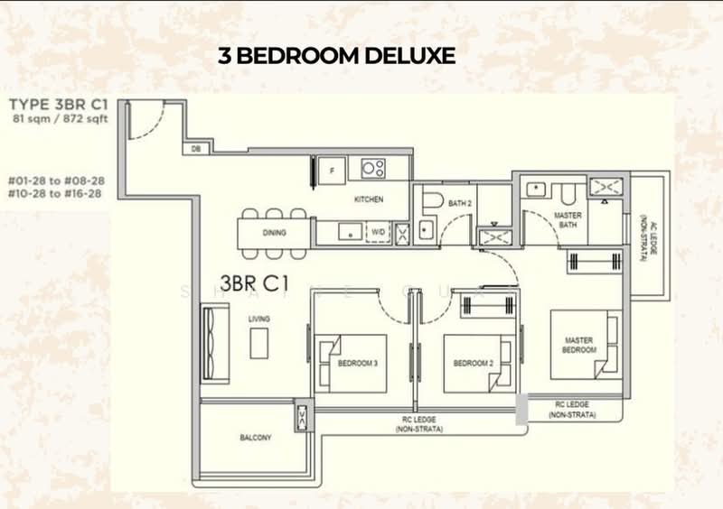 Lentor Gardens Residences, 68 Lentor Gardens, 3 Bedrooms, 872 sqft, Condominium For Sale, by Shaine Guan, 500172261 - PropertyGuru.com.sg