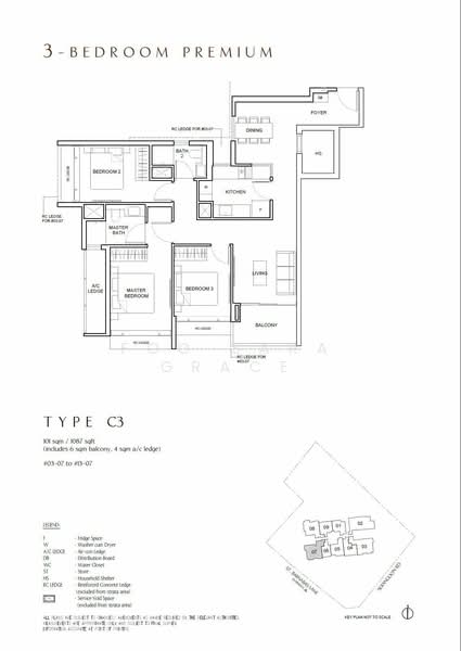 The Arcady At Boon Keng, 1037 Serangoon Road, 3 Bedrooms, 1,087 sqft, Condominium For Sale, by Foo Sara Grace, 500172280 - PropertyGuru.com.sg