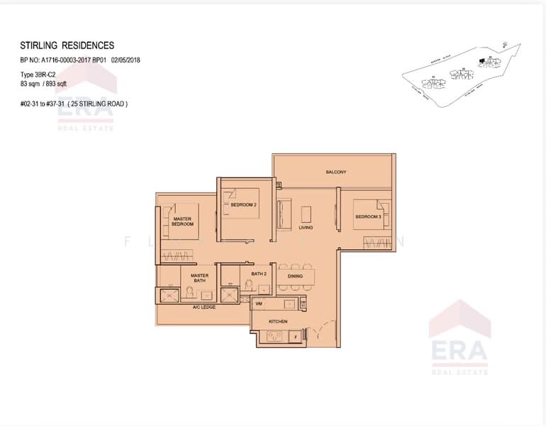 Stirling Residences, 25 Stirling Road, 3 Bedrooms, 893 sqft, Condominium For Sale, by Florence Tan, 500172301 - PropertyGuru.com.sg
