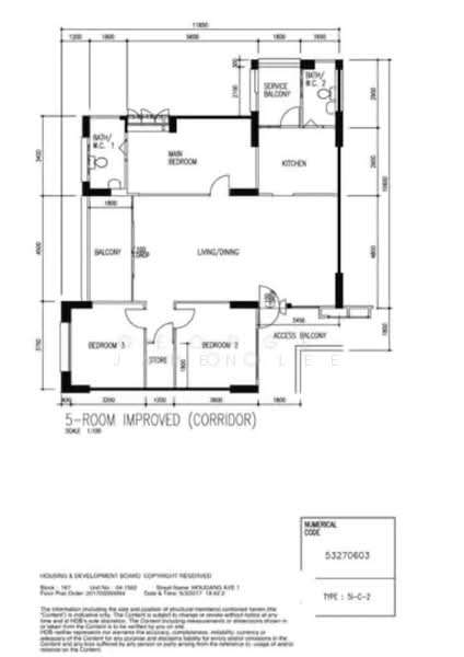 167 Hougang Avenue 1, 167 Hougang Avenue 1, 3 Bedrooms, 1,323 sqft, HDB Flat For Sale, by Jaren Lee, 500172303 - PropertyGuru.com.sg