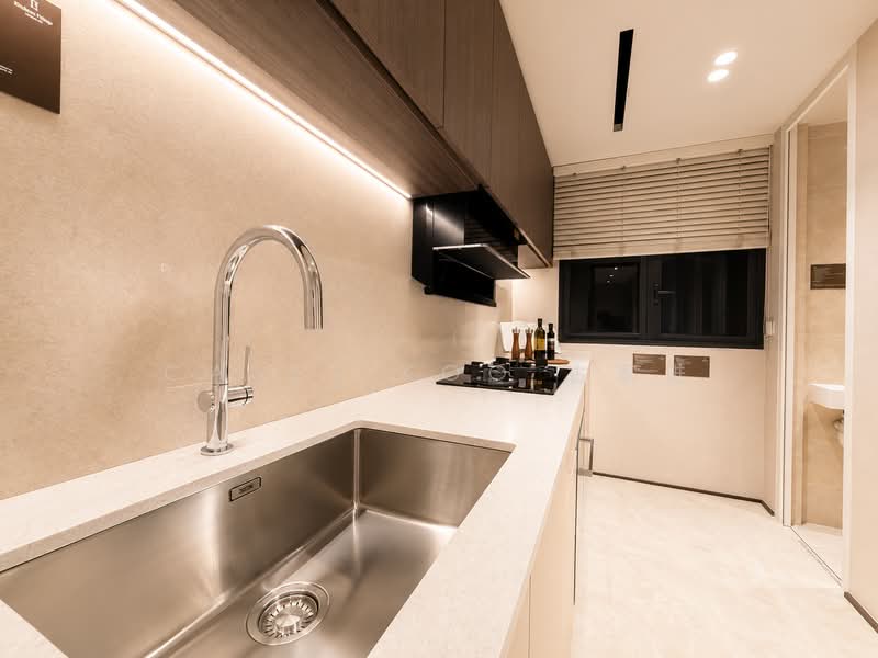 Hudson Place Residences, Buona Vista / West Coast / Clementi New Town, 3 Bedrooms, 689 sqft, Condominium For Sale, by Casey Koo 古家进, 500172337 - Kitchen - PropertyGuru.com.sg