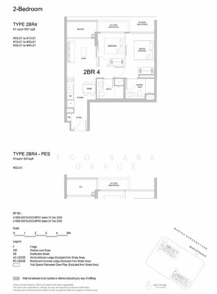 One Marina Gardens, 3 Marina Gardens Lane, 2 Bedrooms, 657 sqft, Apartment For Sale, by Foo Sara Grace, 500172341 - PropertyGuru.com.sg