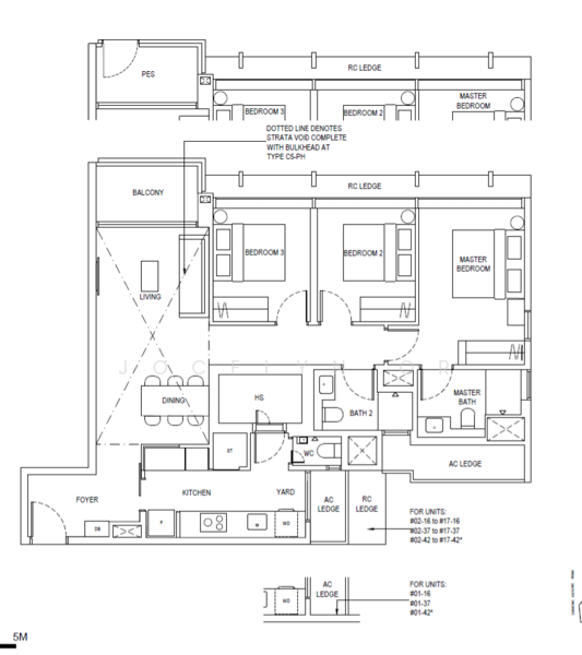 The Continuum, 1-8 Thiam Siew Avenue, 3 Bedrooms, 1,087 sqft, Condominium For Sale, by Jocelyn Or, 500172376 - PropertyGuru.com.sg