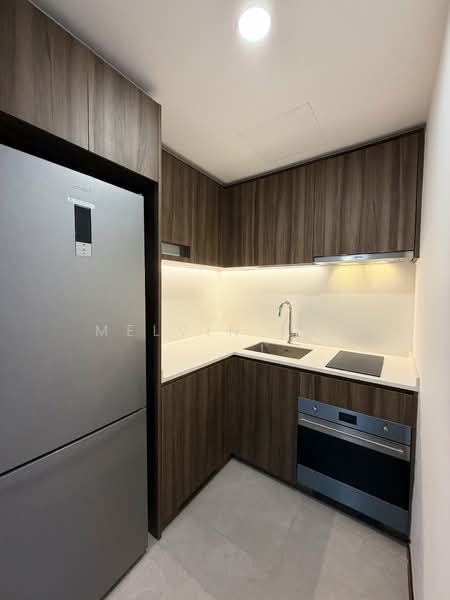 Lentor Modern, 3 Lentor Central, 2 Bedrooms, 678 sqft, Condominium For Sale, by Melvin Lau, 500172425 - Kitchen - PropertyGuru.com.sg