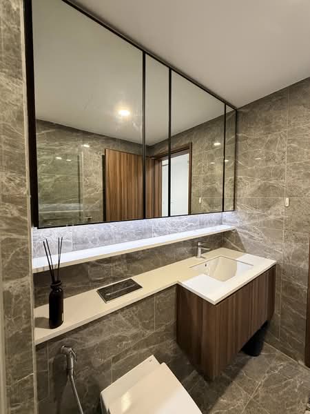 Lentor Modern, 3 Lentor Central, 2 Bedrooms, 678 sqft, Condominium For Sale, by Melvin Lau, 500172425 - Bathroom - PropertyGuru.com.sg