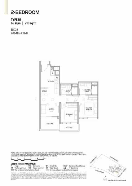 Union Square Residences, 28 Havelock Road,, 2 Bedrooms, 710 sqft, Condominium For Sale, by Foo Sara Grace, 500172471 - PropertyGuru.com.sg