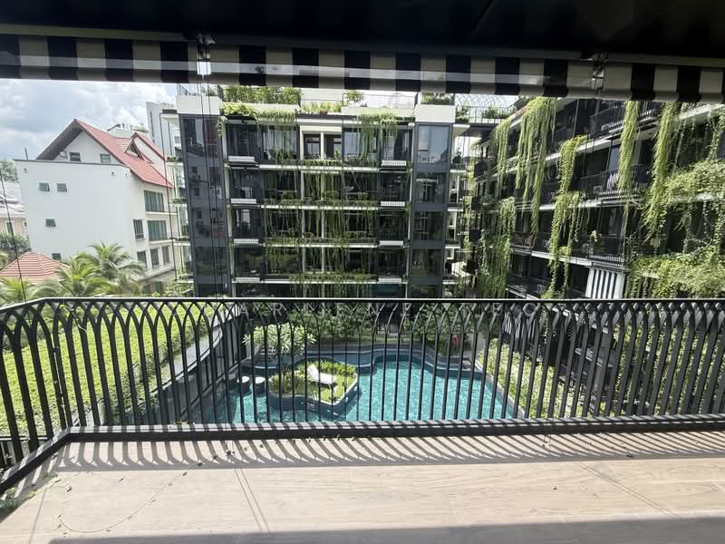 Jervois Mansion, 12 Jervois Close, 4 Bedrooms, 2,056 sqft, Condominium For Rent, by Charlene Teo, 500172484 - Balcony - PropertyGuru.com.sg