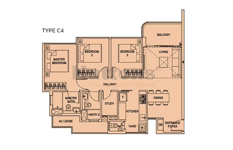 Hundred Palms Residences, 260 Yio Chu Kang Road, 3 Bedrooms, 969 sqft, Executive Condominium For Sale, by Edmund Chua, 500172507 - PropertyGuru.com.sg