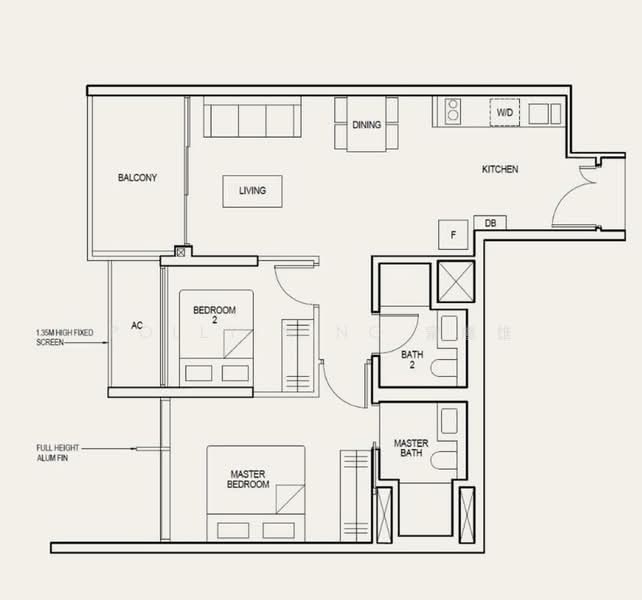 The Avenir, 8 River Valley Close, 2 Bedrooms, 807 sqft, Condominium For Rent, by Polly Ning 甯麗雄, 500172517 - PropertyGuru.com.sg