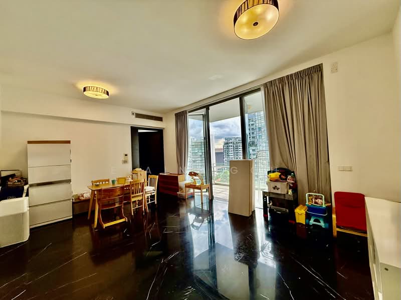 Helios Residences, 15 Cairnhill Circle, 2 Bedrooms, 1,281 sqft, Condominium For Rent, by Elaine Goh, 500172542 - Living Room - PropertyGuru.com.sg