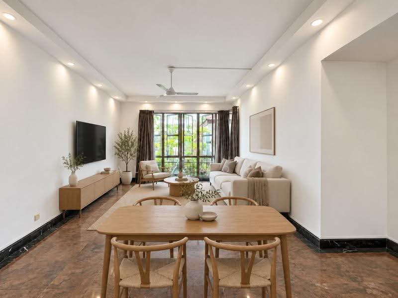 Landbay Condo, 7 Jalan Hajijah, Bedok / Upper East Coast, 3 Bedrooms, 1,141 sqft, Condominium For Rent, by Alex Wong, 500172581 - Living Room - PropertyGuru.com.sg