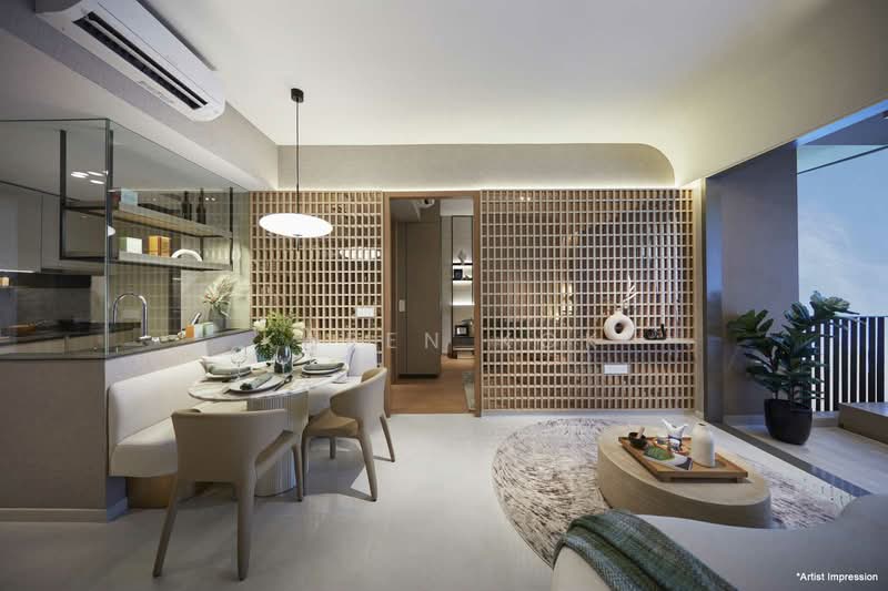 Kassia, 31 Flora Drive, 4 Bedrooms, 1,345 sqft, Condominium For Sale, by Karen Kok, 500172586 - Living Room - PropertyGuru.com.sg